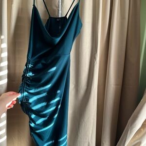 Elegant Teal Dress